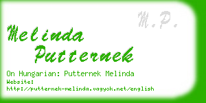 melinda putternek business card